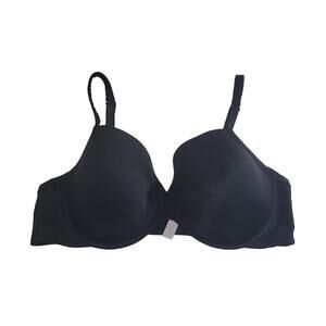 Fashion Bug Black Full Coverage Convertible Underwire T-Shirt Bra Bra Size 40C